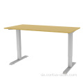 Kommerzielle Möbel moderne hochwertige maßgeschneiderte Sit -to -Tisch -Schreibtisch zwei Beine verstellbare Höhenschreibtisch